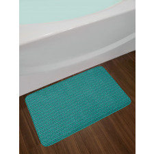 Peacock Feather Abstract Bath Mat