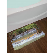 Waterfall Kanchanaburi Bath Mat