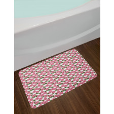 Wild Spring Peonies Bath Mat