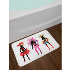 Flourish Carnival Clothes Bath Mat