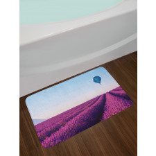 Lavender Field Balloon Bath Mat