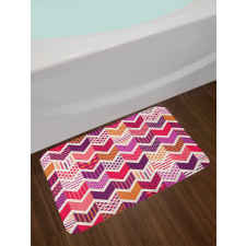 Arrow Chevron Geometry Bath Mat