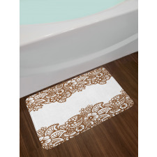 Horizontal Flowers Bath Mat