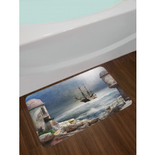 Pirate Merchant Ship Bath Mat