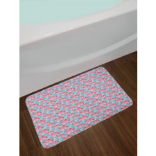 Abstract Petals Bath Mat