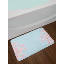 Floral Branches Bloom Bath Mat