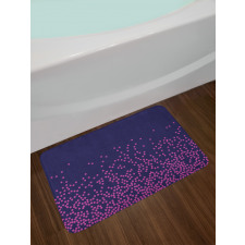 Modern Abstract Dots Bath Mat