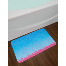 Petals on Skyline Bath Mat