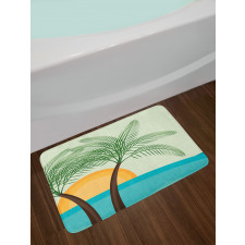 Modern Summer Bath Mat