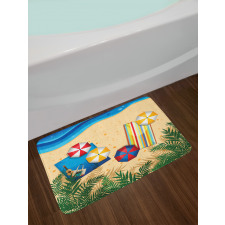 Tranquil Coast Fun Bath Mat