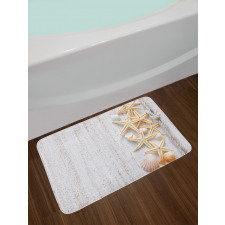Seashells and Starfish Bath Mat
