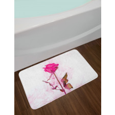 Romantic Abstract View Bath Mat