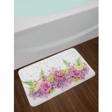 Spread Romantic Flower Bath Mat