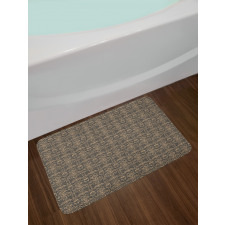 Nature Tone Damask Bath Mat