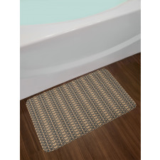 Spiral Damask Art Bath Mat