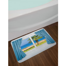 Shore Palm Tree Island Bath Mat