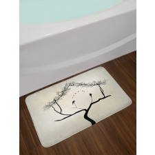 Love Birds Branch Bath Mat