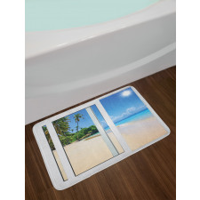 Island Scenery Traveling Bath Mat