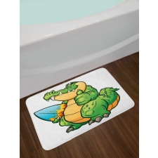 Chunky Surfer Pattern Bath Mat