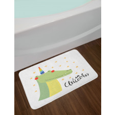 I am a Unicorn with Stars Bath Mat