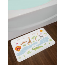 Forest Landscape Bath Mat