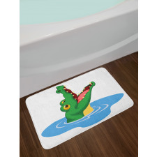 Animal Head out of Water Bath Mat