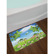 Spring Scene Bath Mat