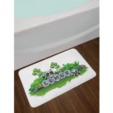 Madagascar Forest Animals Bath Mat