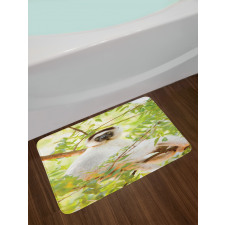 Wild Verreaux's Sifaka Photo Bath Mat