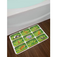 Animals Jungle Fun Bath Mat