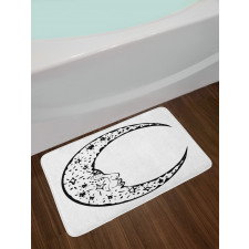 Modern Crescent Bath Mat