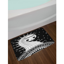 Fantasy Princess Girl Bath Mat