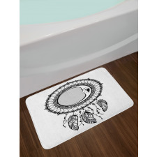 Crescent Dreamcatcher Bath Mat