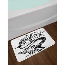 Cave Motif Darbuka Music Bath Mat