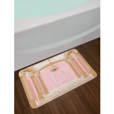 Chandelier Ceiling Castle Bath Mat