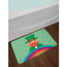 Happy Vibrant Holiday Feels Bath Mat