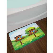 Winged Animals Nest Bath Mat