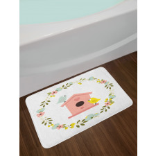 Winged Animal Floral Bath Mat