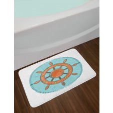 Wheel Cartoon Bath Mat