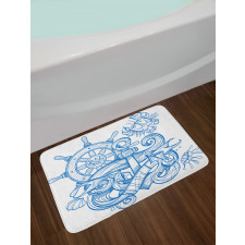 Crab Skull Shell Bath Mat