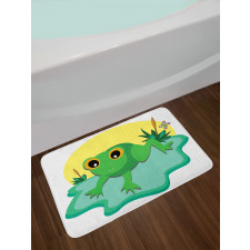 Animal and Butterfly on Pond Bath Mat