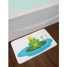 Prince Animal Big Leaf Pond Bath Mat