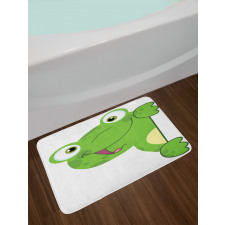 Cartoon Smiling Animal Bath Mat