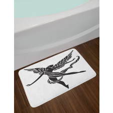 Woman with Wings Bath Mat
