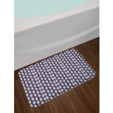 Little Girl Hugging Globe Bath Mat