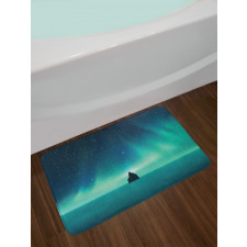 Aurora Borealis Single Rock Bath Mat