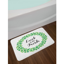 Clover Wreath Bath Mat