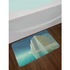 Graphic Frigid by the Sea Bath Mat