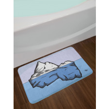 Ice Below and Above Water Bath Mat