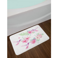 Flowers Wild Nature Bath Mat